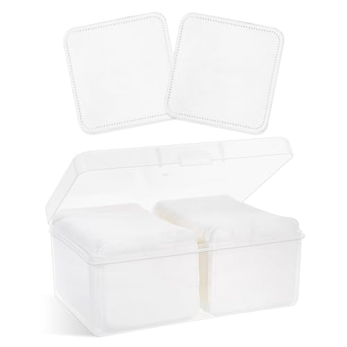 Qianyu 100 Stück Wattepads Abschminkpads Hypoallergen Baumwollwattepads Make up Entferner Pads zum Gesicht,Augen Sauber Qianyu 100 Stück Wattepads Abschminkpads Hypoallergen Baumwollwattepads Make up Entferner Pads zum Gesicht,Augen Sauber