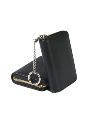 Maduoer Porte-Cartes de crédit,Portefeuilles en Cuir pour Hommes pour Femmes,espèces , Pcs de Monnaie , Grande capacité 11 Fentes pour Cartes, Portefeuille de Carte de Crédit avec Porte-clés(Noire) Cover