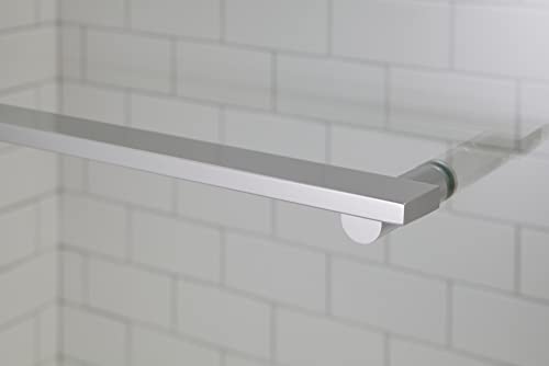 Kohler K-707201-L-Shp Revel Sliding Shower Door With 5/16" Thick Crystal Clear Glass, 70 X 56-5/8 X 59-5/8", Bright Polished Silver #TOP3