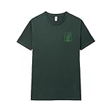 Pampling Camiseta de Manga Corta Estampada, 100% Algodón, Ropa Unisex para Hombre y Mujer, Serigrafiada con Cuello Redondo y Corte Recto, Variedad de Colores (Cactus Verde, XL)