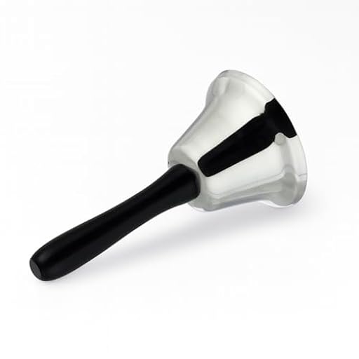 Campana de Mano Plateada de Acero Inoxidable | Campana con Mango para Restaurante, Hotel, Accesorio para Disfraz de Papá Noel | Ya disponible en tu tienda friki favorita! En mundofriki.es!