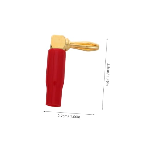 Cable de altavoz con conector banana de audio para configurar su cine en casa 2