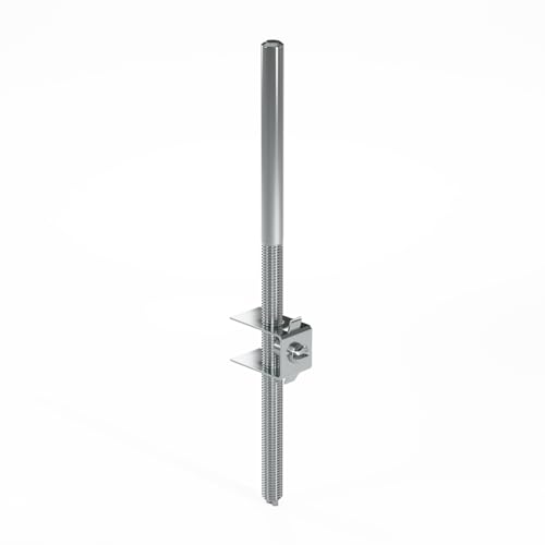 Ensamblaje de perno para puertas plegables Brixwell 1-165, gris, 5-1/2 pulgadas miniatura 4