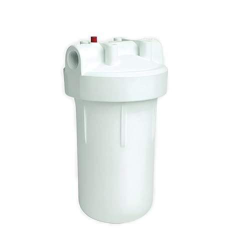 Image of EcoPure EPWO4 Universal Large Capacity Whole House Water Filter Housing - NSF Certified - Premium Filtration System - Built to Last
