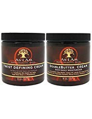 As I Am Twist Defining Cream & Double Butter Cream 8oz "Set"