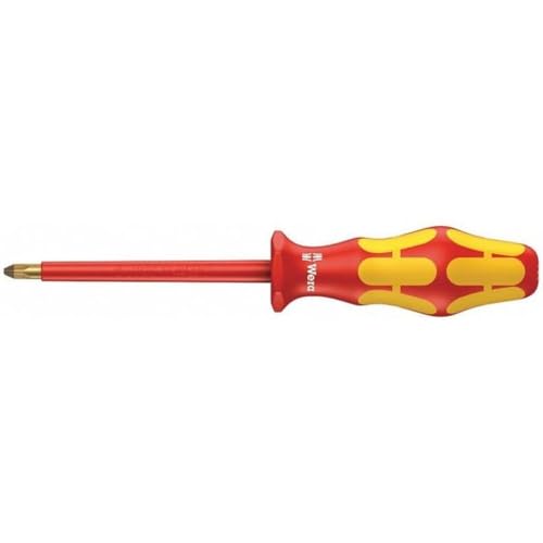 Wera 162i PH3 x 6in Kraftform Plus Phillips insulated screwdriver, PH3 x 6 in.