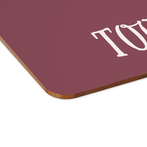 Sets de table rouge liège antidérapants : finie la table tachée ! - 4