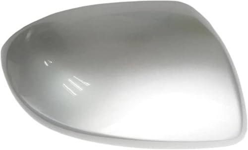 サイドミラーカバーセット と互換性のあるマツダ2 と互換性のあるデミオ と互換性のあるハッチバック 2007-2014 用 ドアミラーカバーキャップ(Silver,R)