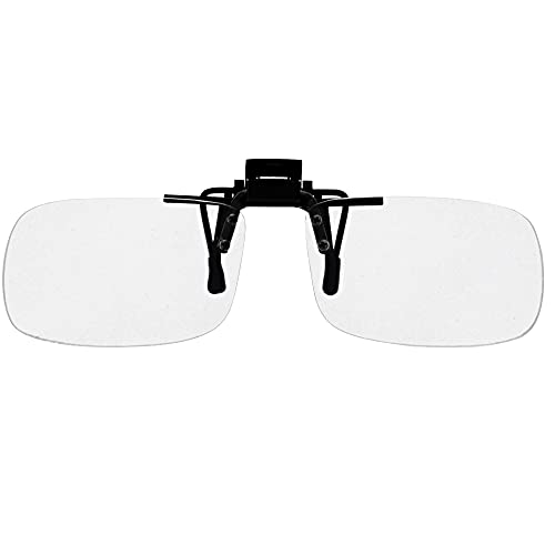 Petite loupe à clipser Transparent Lunettes de lecture