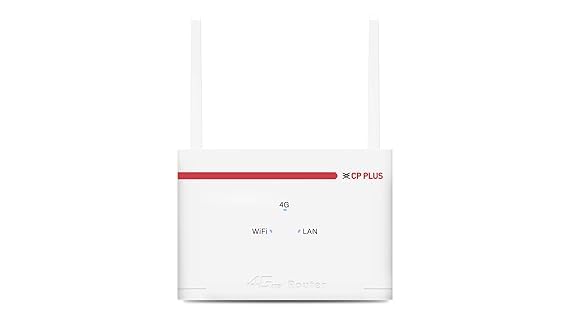 Resale by Shree Morya Computers 4G SIM Card Wi-Fi Router with High Speed 4G Internet & Wider Wi-Fi Coverage |Support External Antenna | Support Reset, WPS Button – CP-XR-DE21-S Wireless 4G Router