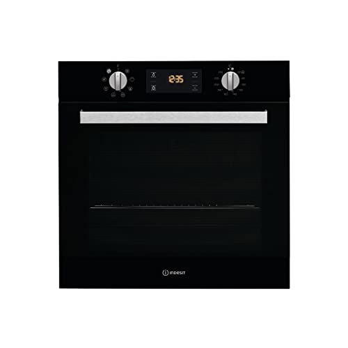 Indesit Aria Electric Fan Single Oven - Black