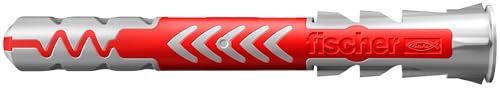 fischer 538241 Duopower Wallplug, Red/Gray