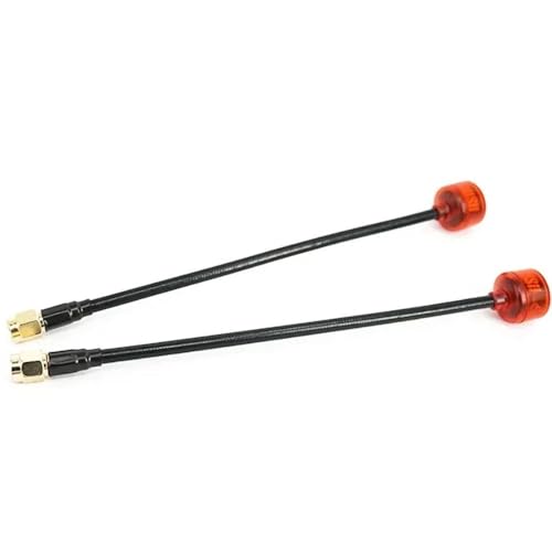Antena de largo alcance de 160mm con adaptador de conector para mejor señal en gafas FPV