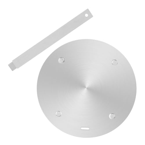 BESPORTBLE Placa Adaptadora para Cocina de Inducción Difusor Calor para Estufa Gas y Vitrocerámica Acero Inoxidable Resistente y Práctica