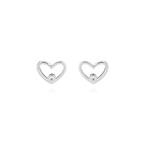 Katie LoxtonTreasure The Little Things Lovely Daughter Womens Silver Plated Boxed Stud Earrings