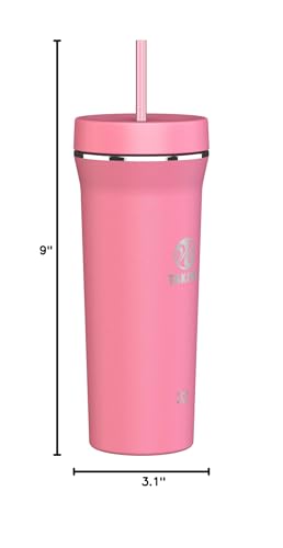 Image of Takeya 32 oz Stainless Steel Insulated Tumbler with Straw Lid, Premium Quality, Sweatproof