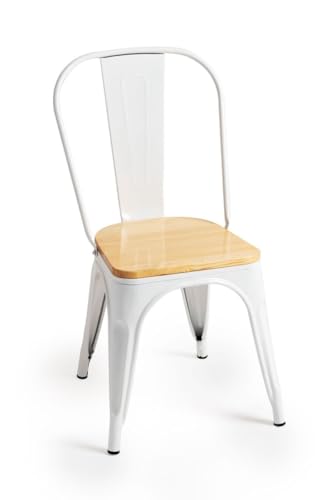 Regalos Miguel   Sillas Comedor   Silla Torix Madera Natural   Blanco