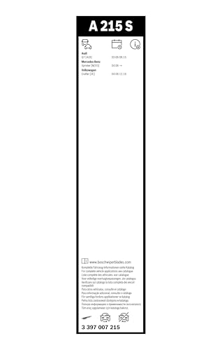 Image of BOSCH 3397007215 AeroTwin OE Replacement Wiper Blades Driver & Passenger Side - Set of 2 (26 inch & 24 inch) Pinch Tab | Driver and Passenger Side Original Equipment Replacement Blades