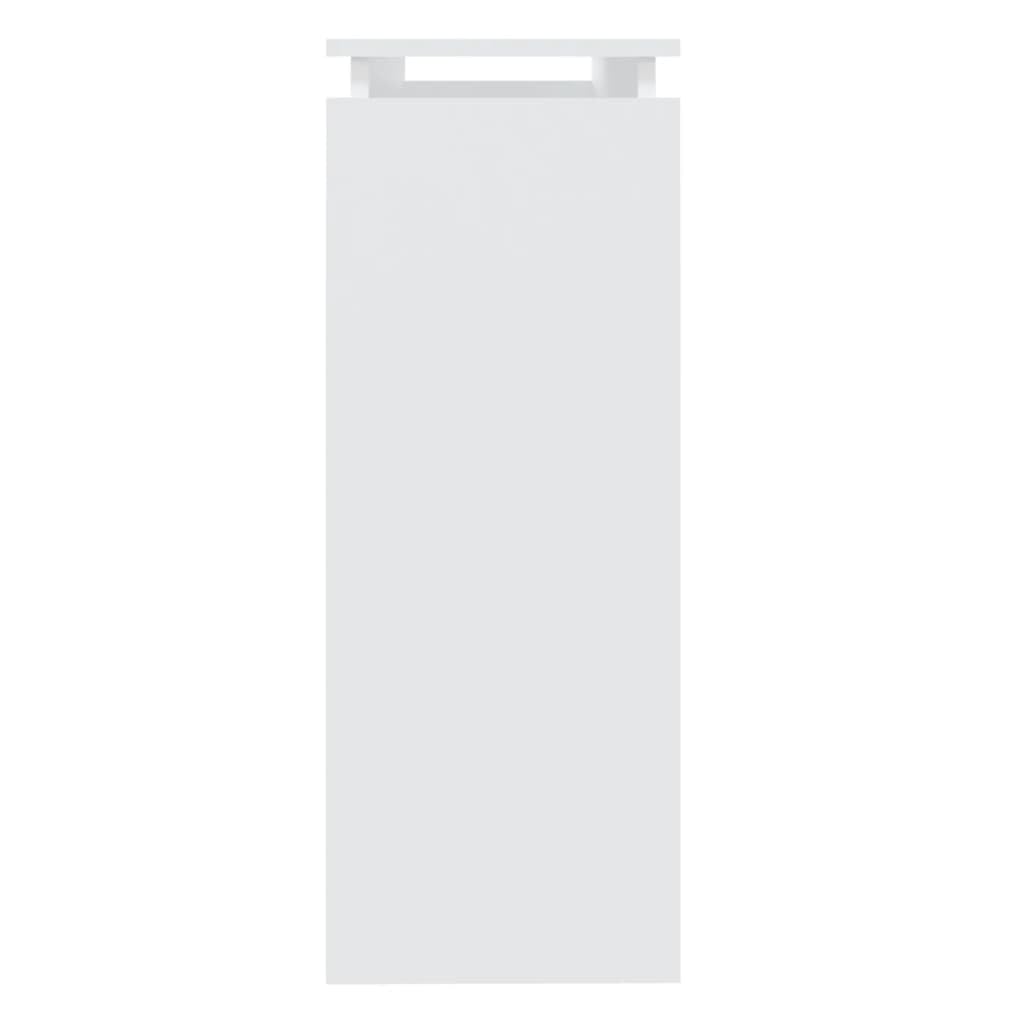 vidaXL Table Console Blanc 102x30x80 cm Bois d'ingénierie