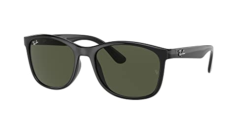 Ray-Ban RB4374 Sunglasses Bundle: RB 4374 601/31 Black Green and Universal Anti-slip Silicone Leash