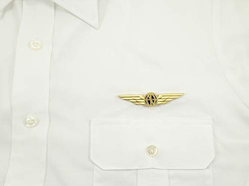 Luso Aviation Pilot Wings Aviator's Uniform Shirt Lapel Pin