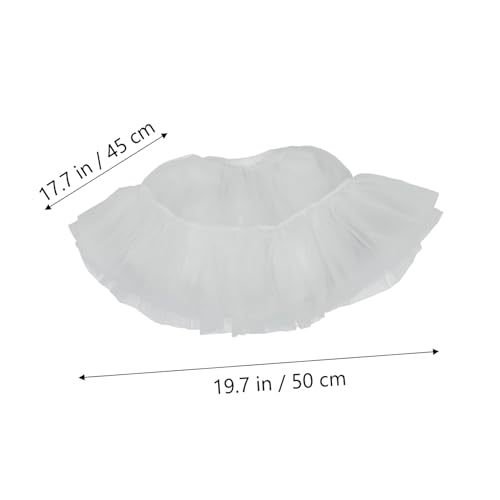 Jupe à crinoline blanche pour donner du volume aux robes de cosplay - 2