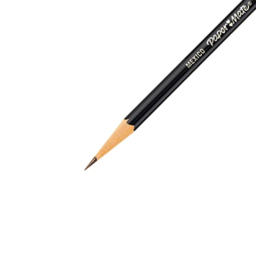 Paper Mate Mirado Black Warrior Pencils, Black, HB #2, 12 Count