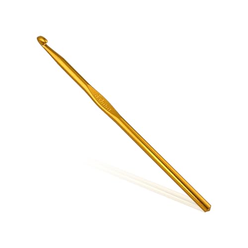 6 mm Crochet Hook Crochet Needles for Yarn Aluminum Ergonomic Crochet Hooks for Craft Beginners