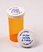 Child Resistant Prescription Vials - Push Down and Turn - Amber - 13 Dram - 12 pcs (Pharmacy Vial, Medicine Container, Pill Container)