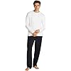 Tommy Hilfiger Ls Jersey PJ Set Um0Um03168, Brown (White/Desert Sky), S Homme
