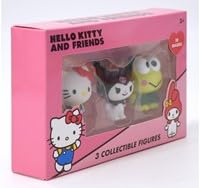 Hello Kitty 3D Eraser Pack of 3 11 x 17 cm from 3 Years, pink