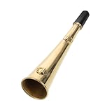 Kisangel Tragbares Manuelles Eisenbahnhorn Aus Kupfer Kompaktes Signalhorn Für Eisenbahn Sicherheitskommunikation Robustes Patrol Horn Für Bahnbetreiber