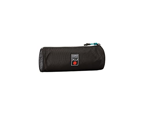 Franco Cosimo Panini School Pencil Case - Round - My Hero Academia Anime, Black, Black Logo, 22x8Hx8 cm, Casual - Image 2