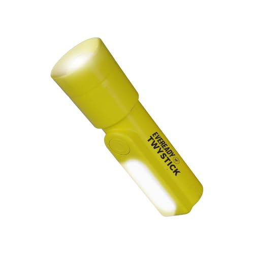 Image of Eveready DL104 Twystick 1.2W Front Torch Cum 0.75W Sidelight, Rechargeable, USB Type-C Fast Charging, Telescopic Focus and SOS Mode, Powered by 500mAh Li-ion Battery