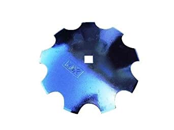 14" Notched Disk Harrow Blade 1" x 1" Square 10 Gauge 3mm 14" Notched, 1" x 1" Square