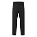 FQZWONG Straight Leg Sweatpants for Men Casual Solid Knitted Joggers Elastic Drawstring Jogging Pants Lightweight Trousers（1-Black,X-Large
