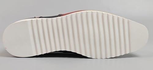 Santimon Mens Dress Shoes Genuine Leather Wingtip Brogue Oxfords – Elegant Business & Suit Footwear with Ultra-Comfort Cushioned Insole, Ideal for Weddings & Office2