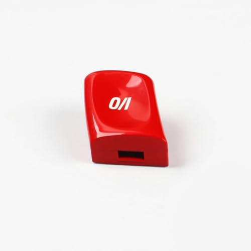 Bouton de commutation clé direction voiture ABS rouge E46 98-04