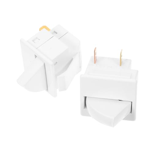 Uonlytech 2pezzi Interruttore Luce Porta Frigorifero Due Pin Parte Di Ricambio Per Controllo Illuminazione Interno Frigo Compatibile Con Molti Modelli Di Refrigeratore