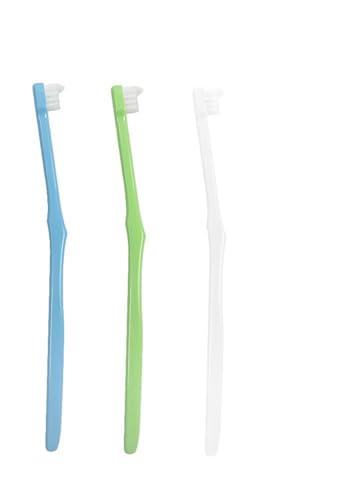 Cepillos de dientes de una sola cabeza con filamentos cónicos para ortodoncia 10 uds