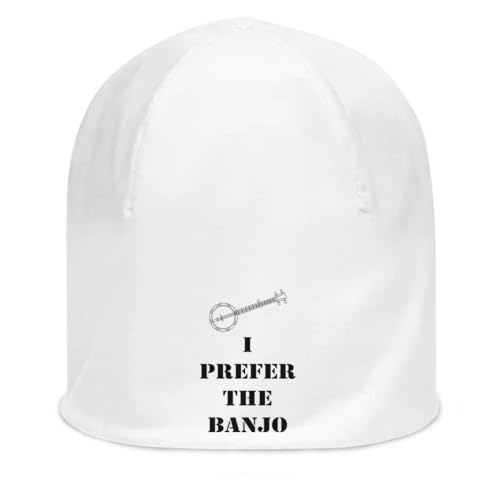 Banjo Bonnet blanc élastique en coton fin extensible pour homme et femme