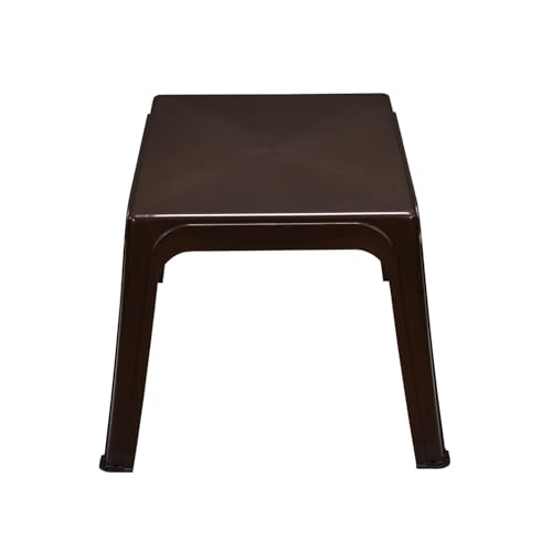 Image of Nilkamal Victor Center Table | Coffee Table | Tea Table | Teapoy for Home, Living Room, Office, Cafes | Weathered Brown