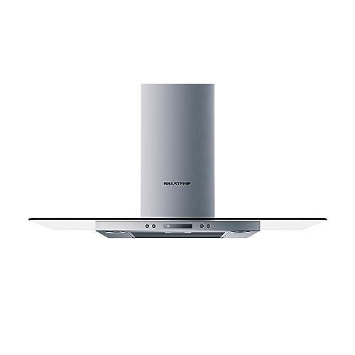 Coifa Vidro Plano Parede Brastemp 90 cm - BAP90AR 220V