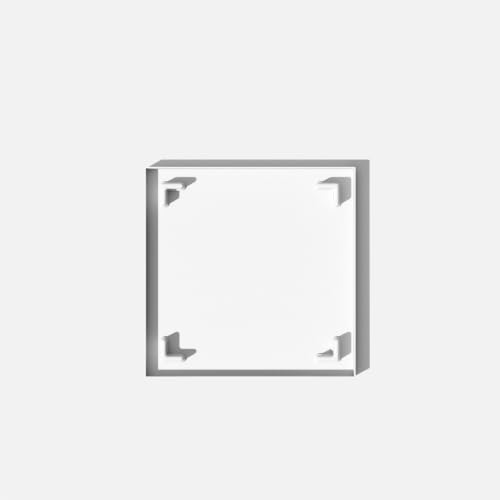 Image of Veradek Block Series Cube Planter & Drip Tray - Square Outdoor Planter Set