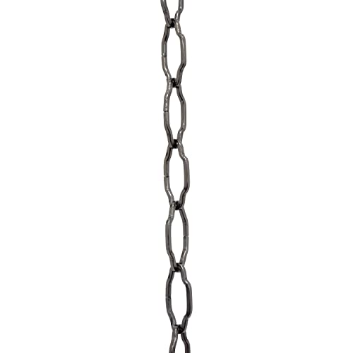 Image of RCH Hardware CH-S57-33-GUN Steel Chandelier Chain, Gunmetal (1 Foot)