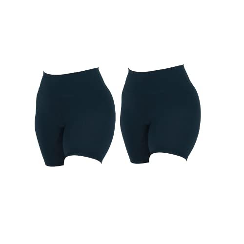 Kit 2 Shorts LegBrasil Plus Size Suplex Poliamida Power Cós Alto (preto - preto G3)