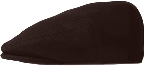 Stephanie Imports Wool Blend Newsboy Ivy Cap Flat (Dark Brown, Large)