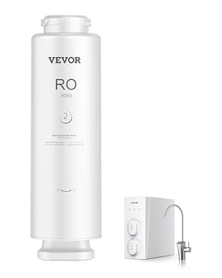 VEVOR Reverse Osmosis Filter, 11-stage Reverse Osmosis Water Filter Replacement, Compatible with SS-005 800 GPD Under Sink Water Filter, 24 Months RO Filter Cartridge, Reduces Lead & Chlorine, Rust