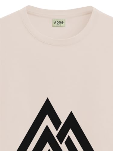 Image of ADRO Men's 100% Cotton Regular Fit T-Shirt