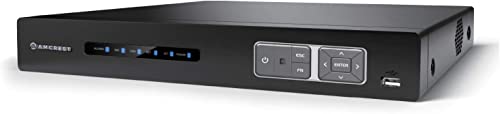 Amcrest 4K UltraHD 8 Channel AI DVR Security Camera System Recorder, 8MP Security DVR for Analog Security Cameras & Amcrest IP Cameras, AI Smart DVR, HDD & Cameras NOT Included (AMDV7108-AI)